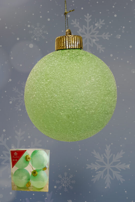 Juego de esferas verdes 4Pz.