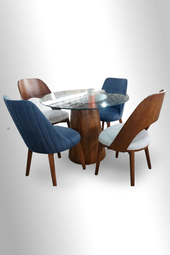 Juego de comedor DONNO cuatro sillas