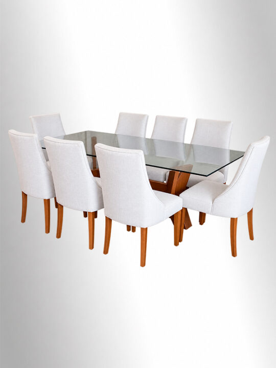 Juego de comedor Gandals ocho sillas